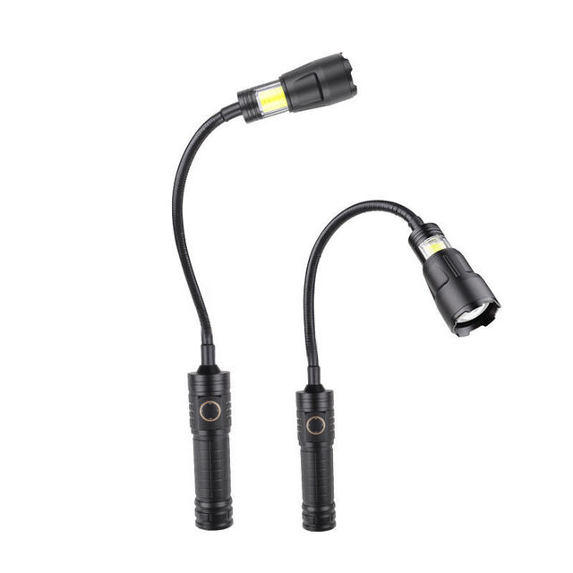 Multifunction USB Rechargeable Flexible Slim Inspection Lamp COB Work Lamps Portable Outdoor Work Light Flashlight With Magnet