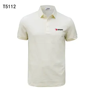 Zomer Mercerized Pique Katoenen Heren Poloshirt Casual T-Shirt Polo Tishirt Man Poloshirts