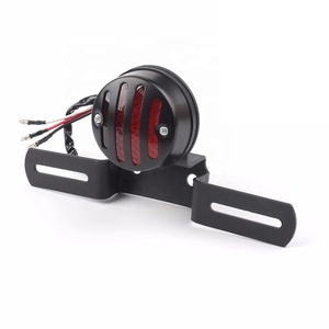 <span class=keywords><strong>Cafe</strong></span> <span class=keywords><strong>Racer</strong></span>-Lámpara de parrilla trasera para motocicleta, luces traseras de freno con soporte para matrícula - Product Image 1