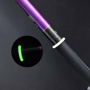 Anneau antidérapant en silicone pour canne à pêche, haute élasticité, pour canne de plateforme, utilisation en compétition, fonction de lueur nocturne - Product Image 1