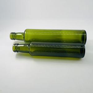 Prezzo di fabbrica all'ingrosso Dorica olio d'oliva bottiglia di vetro 250ml 500ml di vetro verde tappo a vite coperchio in alluminio per olio da cucina - Product Image 5