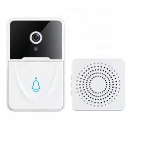 Mini 480P Smart Home Video Türklingel Tuya App Türklingel mit Kamera 2 Wege Audio-Batterien Angetriebener Ring Drahtlose Türklingel kamera