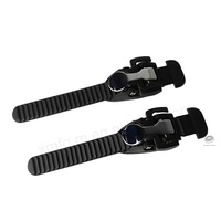Boucle et sangles de rechange pour patins à roulettes de vitesse 10cm 12cm avec vis Hebilla Para Patines De Velocidad En Linea
