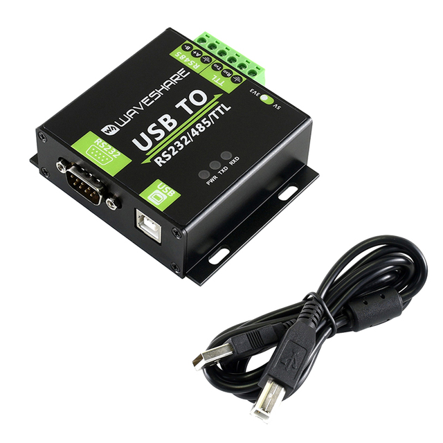 USB to RS232/485/TTL Interface Converter Industrial Isolated with Original FT232RL / CH343G TVS for Windows 10/8/7/XP