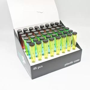 Vente en gros de tubes de rangement étanches à l'humidité pour papiers à rouler vides, porte-cône à rouler, <span class=keywords><strong>tube</strong></span> en plastique pour cône de rangement, 48 pièces dans une boîte - Product Image 2