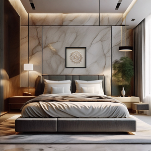 Nhà Máy Bán Hàng Trực Tiếp Tường Trang Trí Vàng Trắng Nhựa Khung Hộp Khung Tường Nghệ Thuật Nhựa Trang Trí - Product Image 6