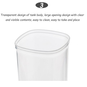 High Quality Transparent Storage Bottles Jars Wholesale Water-Proof and Foldable for Food Storage in Fridge or Kitchen - Product Image 6