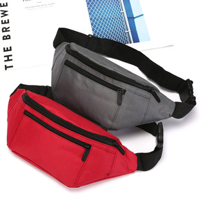 Sac banane unisexe à empiècements, fermeture éclair, durable, pour sports de plein air, sacoche de téléphone, sac à bandoulière décontracté - Product Image 3