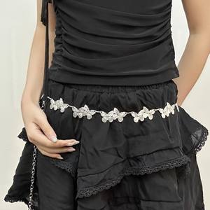 <span class=keywords><strong>สร้อย</strong></span>คาดเอวแบบพู่ผีเสื้อสไตล์ยุโรปอเมริกัน ยาว 120 ซม. สำหรับผู้หญิง สไตล์ฮิปฮอป ดีไซน์โดดเด่น ประดับด้วยอุปกรณ์ตกแต่งอย่างประณีต - Product Image 3