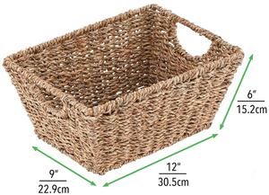 Orbe ur orbe In ooser chuoser OME me tortorage Seegraskorbe Korb US chwarzem eeeegras orbflechterei - Product Image 3