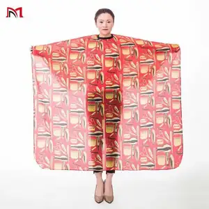 Op Maat Gemaakte Kapper Capes Gesublimeerd Polyester Kapsalon Capes Voor Kappers