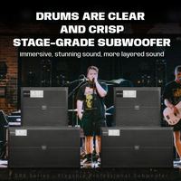 Haut-parleurs passifs professionnels de 280 mm avec aimants de 18 pouces pour basses profondes, idéaux pour les performances DJ sur scène