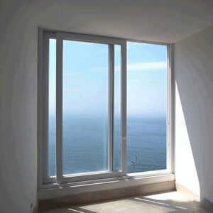 Fenêtre coulissante de luxe en PVC-U à triple vitrage, remplie d'argon, avec intercalaire à rupture de pont thermique, isolation acoustique, pour salon de villa - Product Image 2