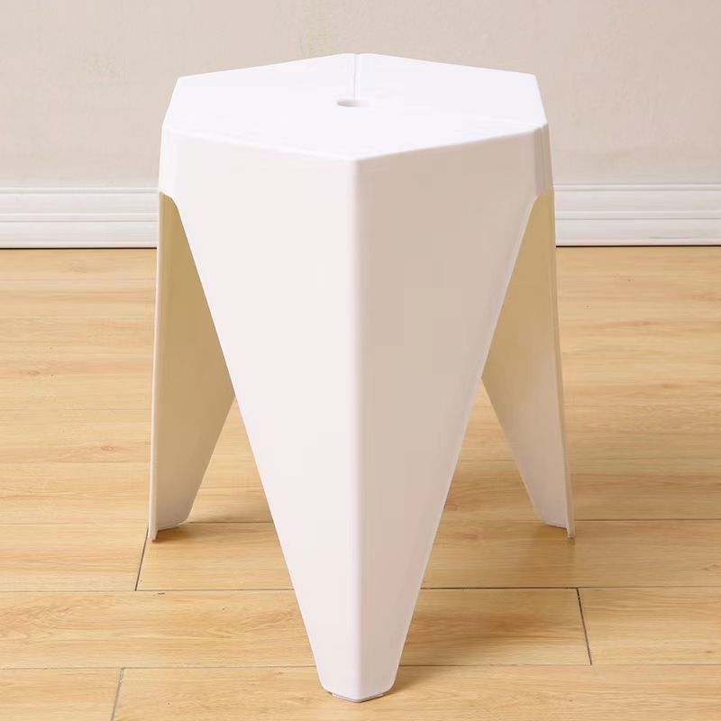 White - Bestselling hexagonal stool
