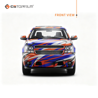 Vinilo Decorativo para Carrocería de Estilo Racing, Franjas Geométricas Dinámicas, Vinilo Impreso Personalizado para Camionetas Ford, Chevy, Dodge