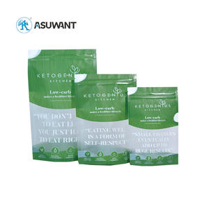 Venta al por mayor de auto-Sellado transparente frutas secas té comida hermético bolsa con logotipo personalizado - Product Image 1