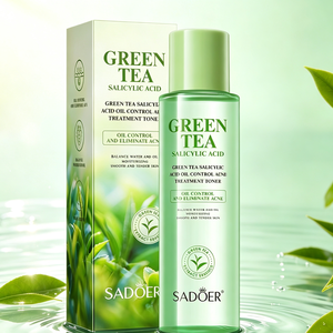 Tónico Facial con Ácido Salicílico y Té Verde, Control de Grasa, Tratamiento para el Acné, Hidratante y Equilibrante para una Piel Suave y Tersa - Product Image 3