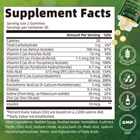 OEM Private Label Suiker Vrije Multivitamine Gummies Fruit & Groente Plantencomplex Glutenvrij GMP Supplement voor Volwassenen Groothandel