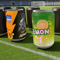 Écran publicitaire LED incurvé en forme de bière, module vidéo LED cylindrique flexible pour canettes de boissons, mur d'affichage LED