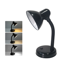 Ampoule Led E27 multicolore en option, lampe de Table, lampe d'étude et de lecture Flexible, lampe de bureau