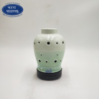 Mini humidificateur d'arôme en céramique diffuseur d'huile essentielle bouton hydratant électrique aromathérapie décor AU US Portable Rechargeable