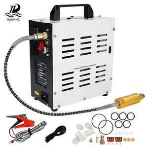 Compresseur d'air PCP TUDIVING CE <span class=keywords><strong>en</strong></span> promotion, 12V haute pression 4500Psi 300Bar 30Mpa avec transformateur intégré et refroidissement par ventilateur pour <span class=keywords><strong>jeux</strong></span> <span class=keywords><strong>de</strong></span> paintball - Product Image 5