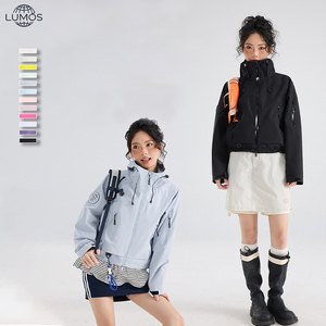 <span class=keywords><strong>Veste</strong></span> pour femme de haute qualité, logo personnalisable, imperméable, coupe-vent, respirante, fermeture éclair, pour les activités de plein air - Product Image 3