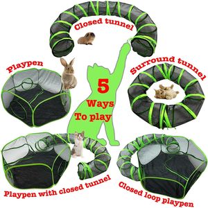 Premium trasparente Pop Open box piccola gabbia per animali per cavie ricci conigli divertenti circondano piccoli animali forniture - Product Image 6