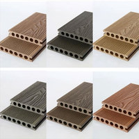 Revêtement de terrasse extérieur en bois composite à gaufrage 3D en wpc personnalisé Revêtement de terrasse en bois composite à motif de grain de bois de Chine
