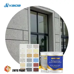 Jinyu Building Paint Extraordinary Good Crack Resistance Granite stone Effect Paint