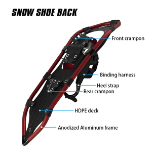 Raquettes à neige en aluminium XATP avec fixation à une seule boucle et embout antidérapant pour adultes et jeunes - Product Image 4
