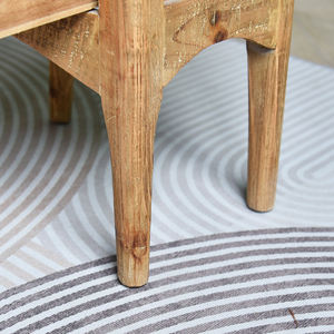 Mesita de Noche de Madera Maciza de Diseño Rústico, Gabinete Lateral para Cama con 2 Cajones, Hecho a Mano, Duradero, para Dormitorio Pequeño, Estilo Rústico, Apartamento, Almacenamiento en el Hogar - Product Image 6