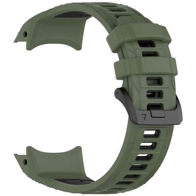 22mm 26mm Double Color Silicone Sports Watch Band for Garmin Instinct 3 45mm Instinct 3 50mm ALOMED Solar Silicone Watch Strap