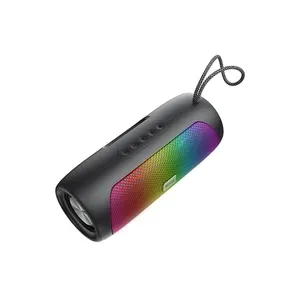 WESDAR alto-falante sem fio portátil para uso externo estilo JBL luzes LED coloridas à prova d'água IPX6 alto-falante sem fio bluetooth