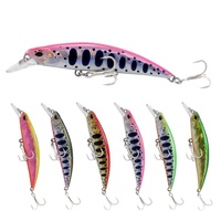 JAPAN-leurres de pêche au méné ryuki, 80mm, 12g, appâts artificiels, évier
