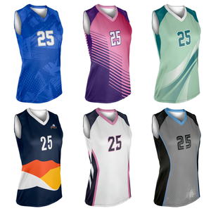 Maillot de volley-ball sans manches personnalisé PURE pour femmes maillot de volley-ball de plage de l'équipe chemise jeux d'entraînement chemises de volley-ball personnalisées - Product Image 2