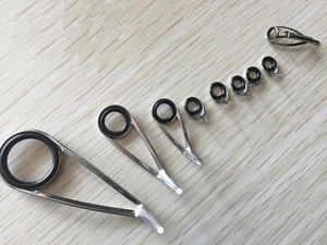 <span class=keywords><strong>FUJI</strong></span> 9PCs Set PKLAG Spinning Guide Set Rod Componente de construcción Reparación Caña de pescar DIY <span class=keywords><strong>FUJI</strong></span> KL <span class=keywords><strong>Alconite</strong></span> SIC Guide Kit - Product Image 3