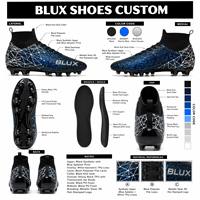 Chaussures de football personnalisées OEM avec votre propre logo de marque, semelle intermédiaire FG TF AG TPU, bottes de football printemps-hiver unisexes, vente en gros d'usine