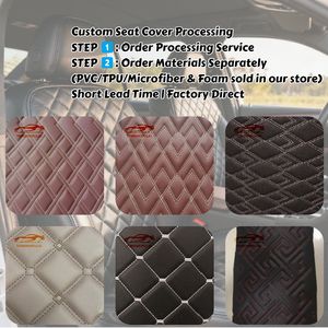 เก้าอี้ที่นั่งในรถ PVC ลายปักนูนปรับแต่งได้เก้าอี้โซฟาตกแต่งบ้านเฟอร์นิเจอร์กลางแจ้งป้องกันการเกิดรา - Product Image 1