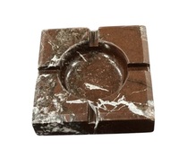 Cendrier carré Palu de luxe en laiton massif 8x8cm, facile à nettoyer, moderne, pour bureau, maison, hôtel, restaurant, bar, cadeau professionnel