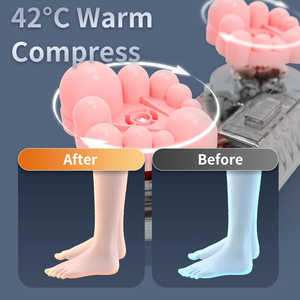 Electric Foot Massager with Heat <b>Vibration</b> Shiatsu Massage for Arthritis Pain Relief - Product Image 6