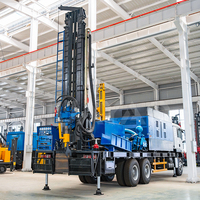 Plateforme de Forage Hydraulique pour Fondations de Bâtiments, Camion de Forage d'Eau avec Rig de Forage de Puits