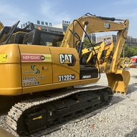 Excavatrice sur chenilles d'occasion haute performance CAT 312D2GC 12 tonnes, stable et performante, pour projets de terrassement agricole