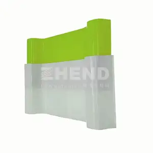 1.3mm geel doorschijnend frp dakraam glasvezel versterkt plastic dak sheet