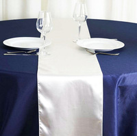 Drapeau de table pour mariage, vente en gros, banquet de mariage, fête d'anniversaire, décoration de table, table à thé transfrontalière, couleur unie simple