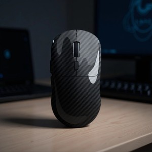 High-End Esports Carbon Fiber <b>Mouse</b>, Wired Wireless Tri-Mode Gaming & Office Universal <b>for</b> PC <b>Laptop</b> - Product Image 2