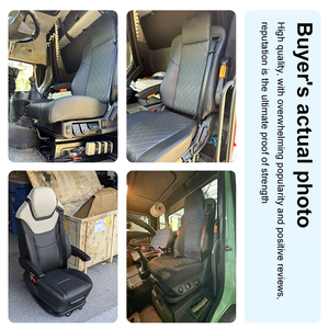 Siège de conducteur universel pour <span class=keywords><strong>camion</strong></span>, adapté aux camions lourds Sinotruck T7 H7 A7 C7H et autres, siège de sécurité amortissant les chocs - Product Image 5