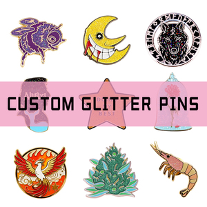 Pins de Solapa Metálicos Personalizados con Esmalte Brillante, Insignias con Logotipo Relucientes, Recuerdos para Fiestas y Eventos, Broches de Moda con Personalidad, Accesorios de Regalo - Product Image 1
