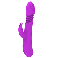 USB Wasserdichter Vibrator für Frauen mit Heizfunktion, Multi-Frequenz G-Punkt und Klitoris-Stimulator