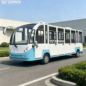 Autobús Eléctrico de Turismo de Larga Distancia a Precio Económico, con Asientos Cómodos y Baja Velocidad, para Uso en Zoológicos, Zonas Turísticas, Villas y Hoteles - Product Image 1